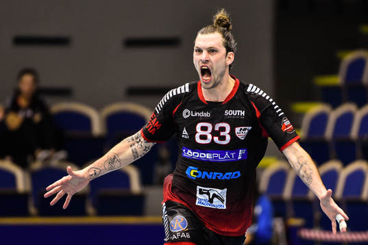 HK Malmös Fredrik Petersen jublar