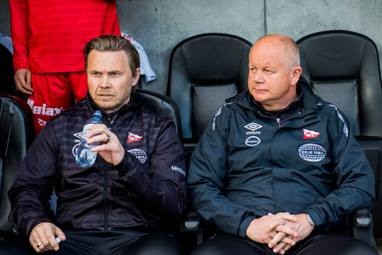Bjørn Johansen, assistant coach, and Per-Mathias Høgmo,