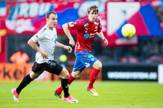 GAIS Calle Wede och Helsingborgs Adam Eriksson