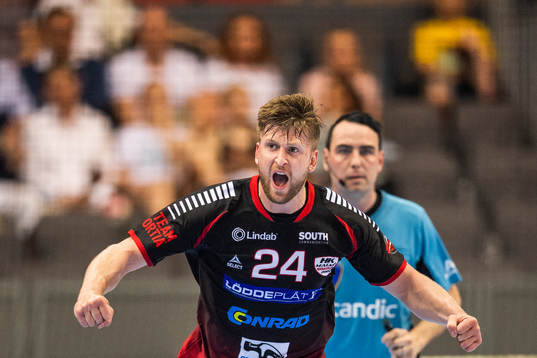 HK Malmös Linus Persson jublar