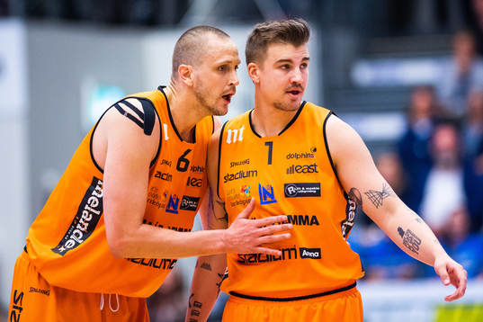 Norrköpings Joakim Kjellbom och Fredrik Larsson