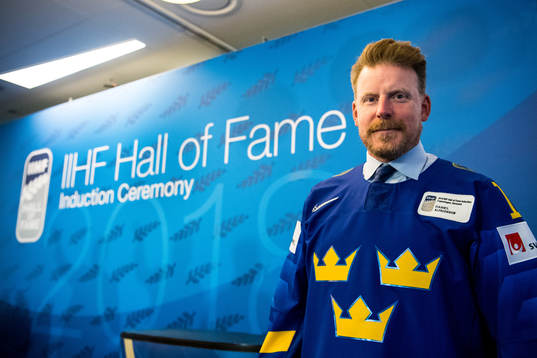 Daniel Alfredsson blir invald till IIHF Hall of Fame