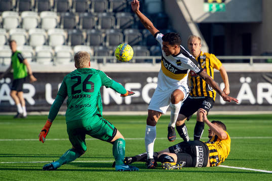s Ahmed Yasin och Häckens Peter Abrahamsson