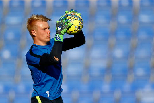 Norrköpings målvakt Isak Pettersson