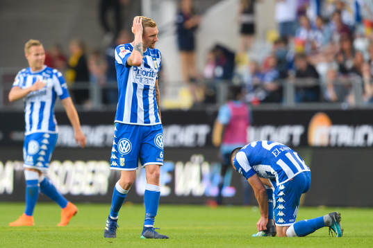 IFK Göteborgs Sebastian Eriksson deppar
