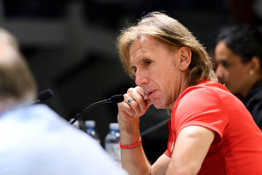 Ricardo Gareca, head coach of Peru