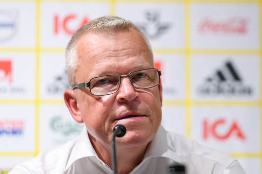 Janne Andersson, head coach of Sweden