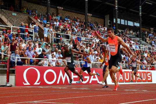Hasan Haftian i män 100 m