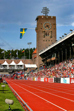 Löpare på Stockholms Stadion