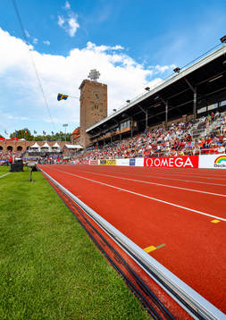 Löpare på Stockholms Stadion