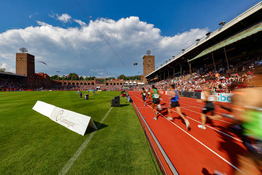 Löpare på Stockholms Stadion