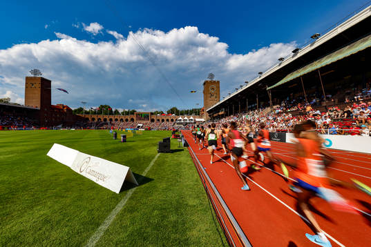 Löpare på Stockholms Stadion