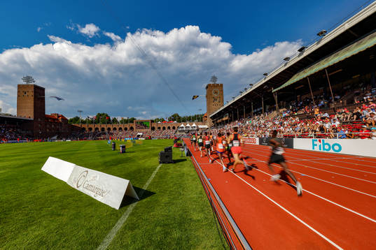 Löpare på Stockholms Stadion
