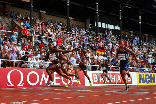 Dina ASHER-SMITH vinner kvinnor 100 m