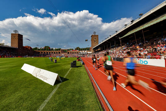 Löpare på Stockholms Stadion