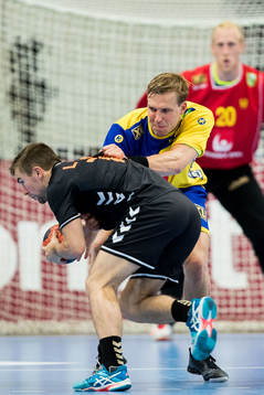 Nederländernas Lucas Steins och Sveriges Philip Henningsson