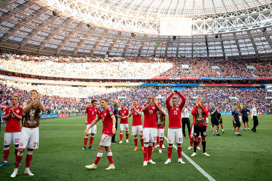 Bläddra bland fler bilder av Football, World Cup 2018, day 13, Denmark - France