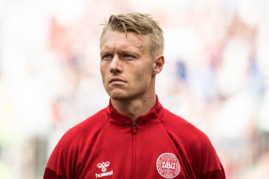 Simon Kjaer of Denmark prior the FIFA World Cup group stage