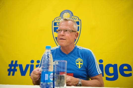 Head coach Janne Andersson of the Swedish national football