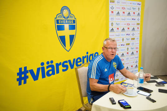 Head coach Janne Andersson of the Swedish national football
