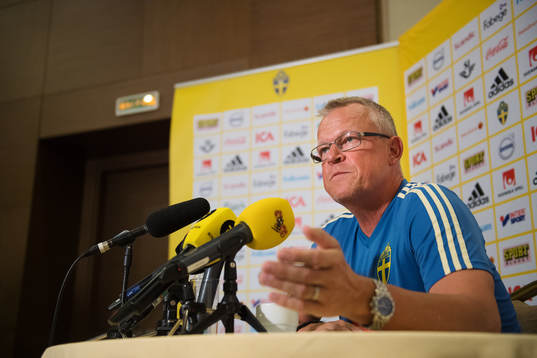 Head coach Janne Andersson of the Swedish national football