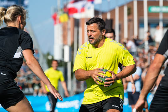 Ljubomir Vranjes vid The Super Game i handboll