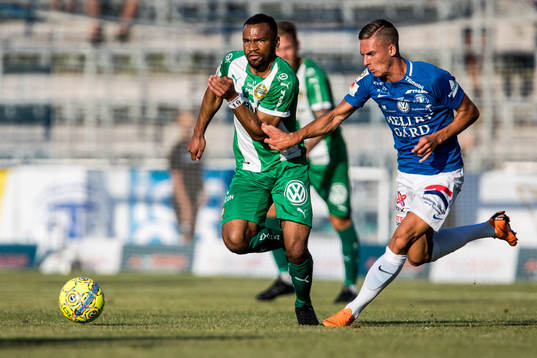 Hammarbys Serge-Junior Martinsson Ngouali och Trelleborgs