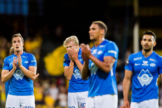 Erling Braut Håland of Molde looks dejected