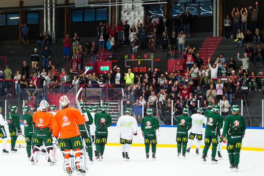 Frölunda tacka publiken för stödet