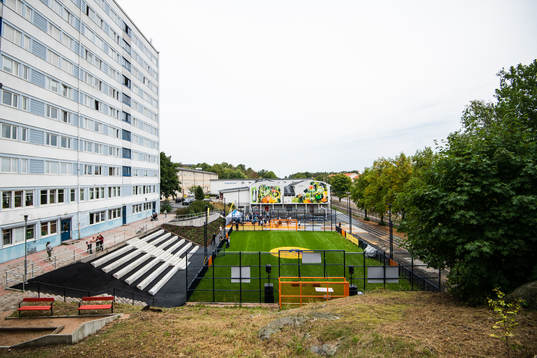 Vy över planen