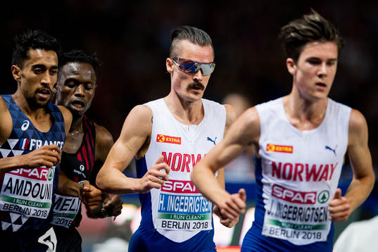 Henrik Ingebrigtsen and Jakob Ingebrigtsen of Norway