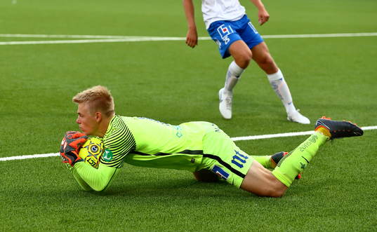 Norrköpings målvakt Isak Pettersson