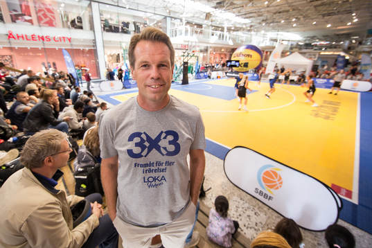 Svenska Basketbollsförbundets 3x3 ansvarige Mats Elsnitz