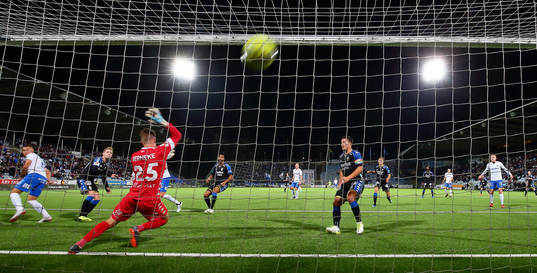 Mål 2-1 av Norrköpings Kasper Larsen
