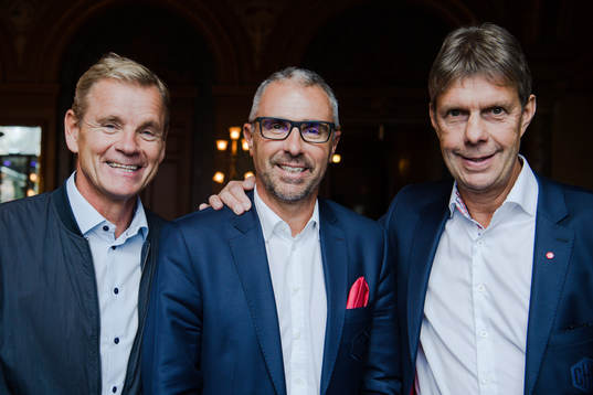 s Håkan Loob , VD Martin Baumann