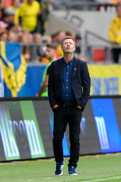Sveriges förbundskapten Peter Gerhardsson