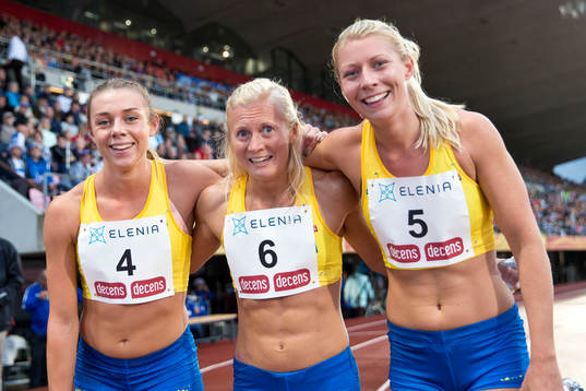 Amanda Hansson, SWE, Elin Westerlund, SWE, Emma Tuvesson,