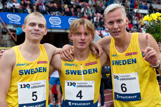 Carl Bengtström, SWE, Isak Andersson, SWE, Hampus Widlund,