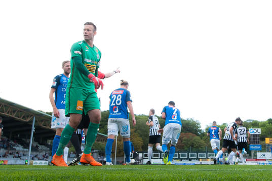 Landskronas målvakt Viktor Noring