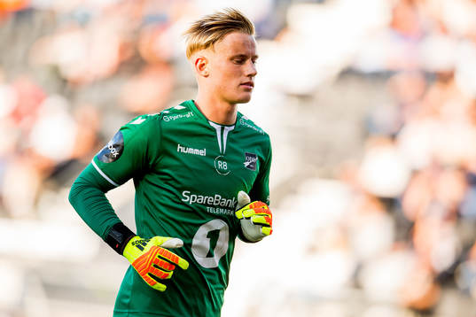 Goalkeeper Sondre Rossbach of Odd