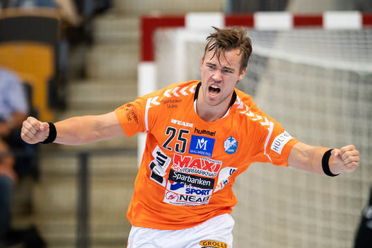 Kristianstads Ludvig Jurmala Åström jublar