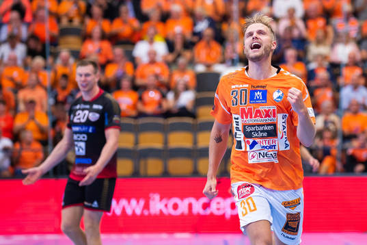 Kristianstads Anton Halén jublar