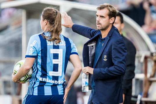 Djurgårdens tränare Joel Ridez