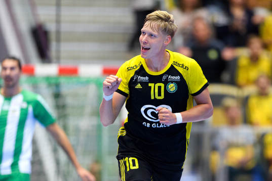 Sävehofs Christoffer Brännberger jublar