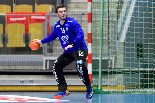 Sävehofs målvakt Agust Eli Björgvinsson