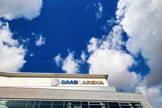Utanför SAAB Arena