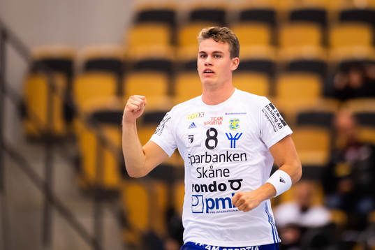 Ystads Hampus Andersson jublar