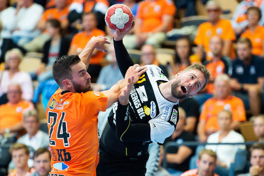 Kristianstads Teitur Örn Einarsson och Karlskronas