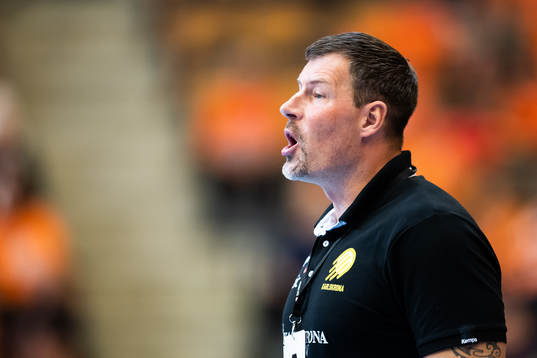 Karlskronas  tränare Robert Andersson