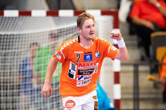 Kristianstads Emil Hansson jublar